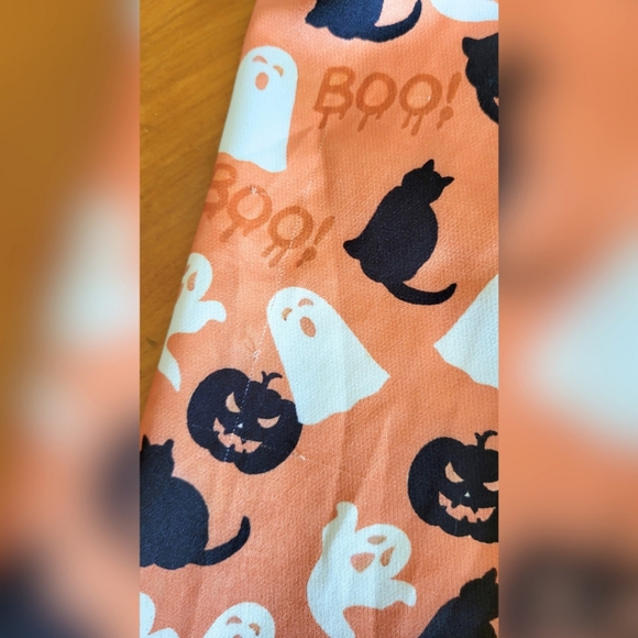 Halloween blouse from Romwe SMALL orange with pumpkins, ghost and cats - Picture 6 of 6